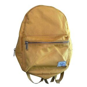 Herschel Mini Backpack Yellow‎ Red Stripe Interior Goldtone Zippers